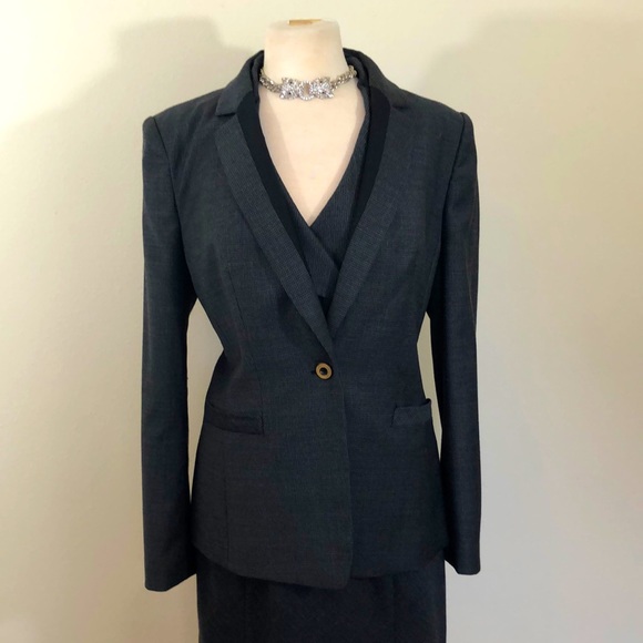 $895 Ted Baker Office Chic Dress and Jacket Suit - Picture 2 of 7